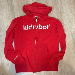 Kidrobot Men's Red Hoodie